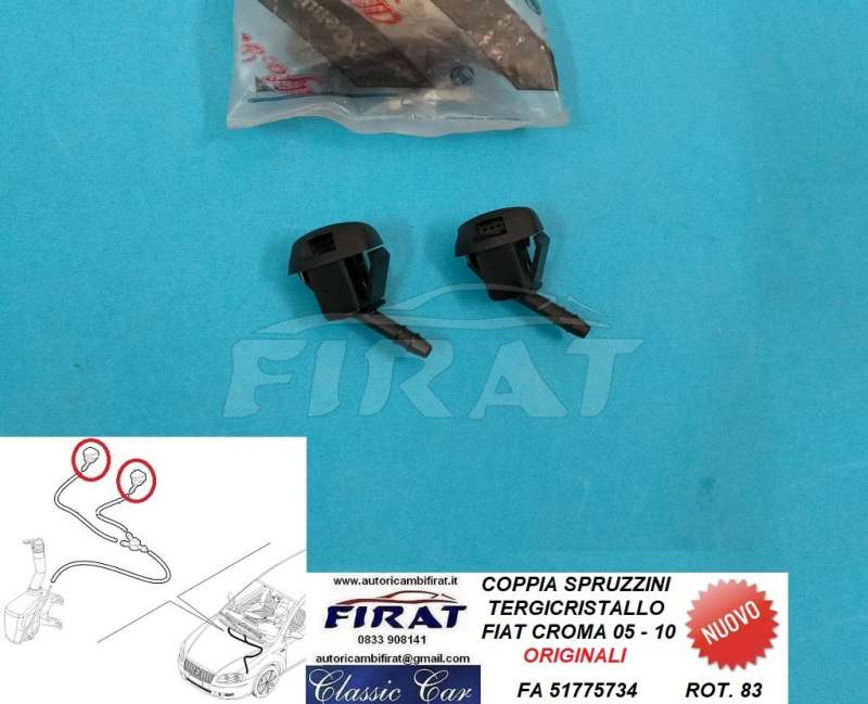 SPRUZZINI TERGI FIAT CROMA 05-10 (51775734)